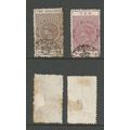 New Zealand 1882 2/6 & 10/- Postal Fiscal Stamp...