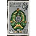 St Kitts Nevis 1966 Arts Festival 25c emblem Mo...