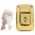 LOCKABLE BRASS TOGGLE CATCH + KEYS Locking Ches...