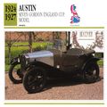 Collectors Club card. Classic Cars. Austin Seve...