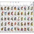 State Birds and Flowers Full Sheet of Fifty 20 ...