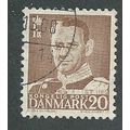 DEN 1948 20o 'KING FREDERIK IX' FINE USED (EBID...