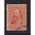 NEWFOUNDLAND 1897-1918 2c ORANGE USED SG86