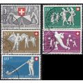 SCHWEIZ SWITZERLAND [1951] MiNr 0555-59 ( O/use...