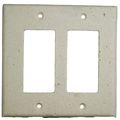 Deco Electrical Plates Double GFI Ivory