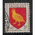 FRANCE 1954 PROVINCIAL COAT OF ARMS 3F AUNIS SG...