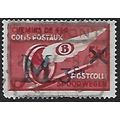 Belgium Pa Mi 14: 3 Fr. on 5 Fr. 50 Parcel Stam...
