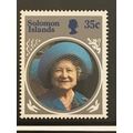 Solomon 1985 Queen Elizabeth Mother 35c Unmount...