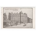 Victoria Station Hotel Nottingham 1920 Postcard