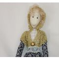 Granny Girl Doll Handmade Fabric 18 inch Hand c...