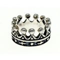 Wide Tiara Queen King Royal Crown Band Ring New...