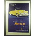 1949 Pontiac Convertible Car Ad - The most beau...