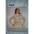 1982 Argyll 200 ladies sweater and scarf, finesse