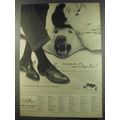 1956 Johnston & Murphy Magnette Shoes Ad - It's a soft life with Slipperflex