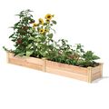 16 in x 96 in FarmHome Narrow Cedar Wood Raised...