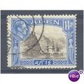 Aden KGVI 1945 14A Sepia & Light Blue Used SG 2...