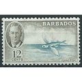 Barbados 1950 SG277 12c Greenish-Blue & Brown-O...