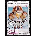 Cuba 1983 Balloons 7c Used Stamp