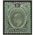 Southern Nigeria 1912 SG52 1/- Black/Green Moun...