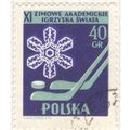 Poland 1956 - 40g dark violet blue/green - Ice ...