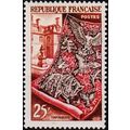 France. 1953 25f S.G.1166 Mounted Mint