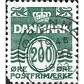 DENMARK, Triple wave lion, blue 1983, 200ore, #2