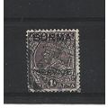 Burma.O4 1a Chocolate.Fine Used.Jul25c