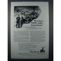 1954 Hartford Insurance Ad - Wrecked Miles From...