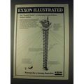 1978 Exxon Oil Ad - The Guyed Tower