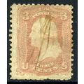 USA 1861 George Washington 3c — Rose, Scott 65,...