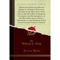 Translation From the Original Greek, of a Pamph...