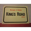 KING'S ROAD, CHELSEA, LONDON used postcard by C...