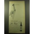 1959 La Ina Cocktail Sherry Ad - Shhhhhhhh.. wouldn't you love to know