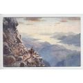 Ben Nevis Looking West Fort William c1906 Tuck'...