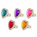 1 6 12 24 HEART PRINCESS JEWEL RINGS GIRLS TOY ...