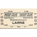 Northern Ireland Railways Edmondson Ticket - Ma...