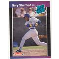 1989 Donruss Gary Sheffield rookie baseball car...