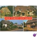 GB Postcard - New Forest Cottages, Hampshire