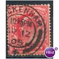GB stamps 1902-10 KEV11 - 1d SG219 Beckenham 15