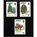 JERSEY 1981 CHRISTMAS SG 286 / 288 SET 3 VALS U...