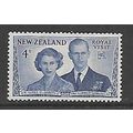 NEW ZEALAND 1953 ROYAL VISIT 4d DEEP ULTRAMARIN...