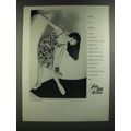 1986 Saks Fifth Avenue Esprit Bustier Dress Ad - Body on Impact