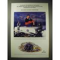 2001 Rolex Submariner Watch Ad - Dr. Robert Ballard