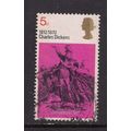 GB 1970 QE2 5d Dickens used stamp SG 825.( D636 )