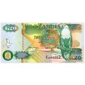 1992 Zambia 20 Kwacha Banknote UNC