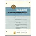 RODNEY METALS INC 1962 Modern Venetian Blinds w...