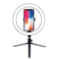 10 inch LED Ring Light with Tripod Stand & Phon...