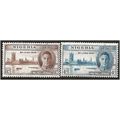 Nigeria 1946 Victory Set SG60-61 Mounted Mint ..