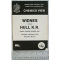 1979 programme Widnes v. Hull Kingston Rovers