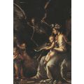 Salvator Rosa Human Frailty Cambridge Painting ...